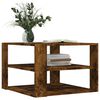 vidaXL Coffee Table Smoked Oak Engineered Wood Small Coffee Table
