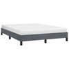 vidaXL Bed Frame Dark Grey Velvet Full Size Durable Bed Frame
