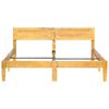 vidaXL Bed Frame Natural Wood Solid Mango Wood Super King Durable