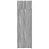 vidaXL Storage Cabinet Grey Sonoma Engineered Wood Tall Storage Cabinet