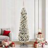 vidaXL Artificial Christmas Tree with 300 LEDs White 82.68 in