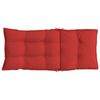 vidaXL Highback Chair Cushion Set of 6 Red Oxford fabric (100% polyester)