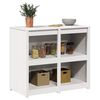 vidaXL Kitchen Cabinet with Shelf Warm White 41.73 x 21.65 x 36.22 in