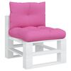 vidaXL Pallet Cushions 2 pcs Pink Oxford Fabric
