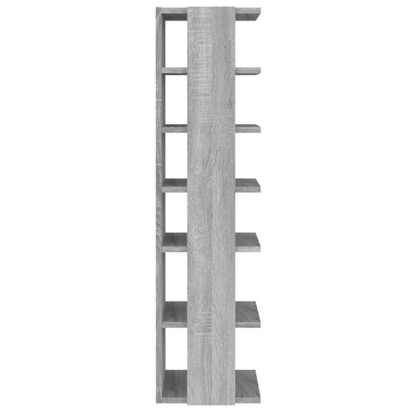 vidaXL Shoe Rack Grey Sonoma Engineered Wood Tall Shoe Rack