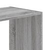 vidaXL Bookcase Grey Sonoma Engineered Wood Medium Bookcase