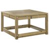 vidaXL Garden Footstool Natural Pine Treated Pine Wood 25.0 in Modular