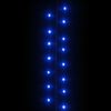 vidaXL LED String Blue Polyvinylchloride (PVC), Copper Compact