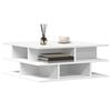 vidaXL Coffee Table White Engineered Wood Medium Coffee Table Square