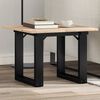 vidaXL Coffee Table Leg Black Powder-coated steel Standard Durable