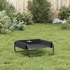 vidaXL Elevated Dog Bed Anthracite 600D Oxford fabric, Powder-coated steel