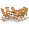 vidaXL Garden Dining Set Warm Teak