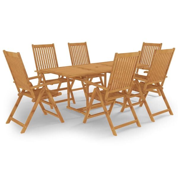 vidaXL Garden Dining Set Warm Teak