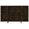 vidaXL Sideboard Smoked Oak 47.2"x11.8"x29.5" Engineered Wood