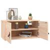 vidaXL Wall Cabinet Natural Wood Solid pine wood Medium Wall Cabinet