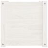 vidaXL Planter White Solid pinewood 15.7 x 15.7 x 15.7 in Planters