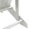 vidaXL Adirondack Chair White 74 x 82 x 92cm HDPE