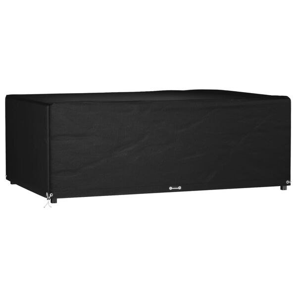 vidaXL Garden Furniture Cover Black PE (Polyethylene)