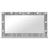 vidaXL Vanity Mirror with Mirror Grey Sonoma 100 x 55 x 18 cm