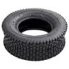 vidaXL Tire Set of 2 Black Rubber 13x5.00-6 Heavy Weight Endurance