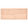 vidaXL Bathroom Countertop 47.2 x 19.7 x (0.8-2.4) " Untreated Solid Wood