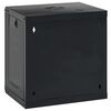 vidaXL Network Cabinet Black 20.87 x 17.72 x 23.62 in Steel