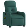 vidaXL Massage Recliner Chair Dark Green