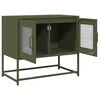 vidaXL TV Cabinet Olive green Cold-rolled steel Small TV Cabinet