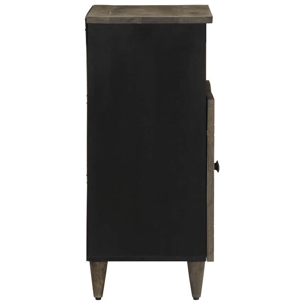 vidaXL Sideboard Black with light grey finish