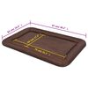 vidaXL Dog Mattress Size XXL Brown