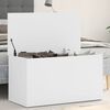 vidaXL Storage Chest White Engineered wood Medium Storage Chest