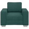vidaXL Sofa Dark Green 39.37 x 30.31 x 32.28 in Fabric