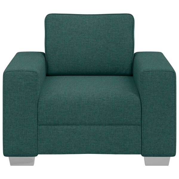 vidaXL Sofa Dark Green 39.37 x 30.31 x 32.28 in Fabric