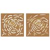 vidaXL Garden Wall Decoration Standard metal color turns rusty over time