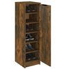 vidaXL Shoe Cabinet Smoked Oak Engineered wood Medium Shoe Cabinet