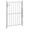 vidaXL Garden Gate 39.4" x 47.2" Stainless Steel