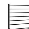 vidaXL Bed Frame Black Powder-Coated Steel Double Bed Frame
