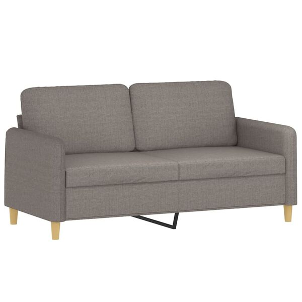 vidaXL Sofa Set Taupe Fabric (100% polyester), metal, textilene, plywood