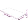 vidaXL Table Top Transparent Tempered glass 19.7x39.4 in Durable