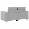 vidaXL Sofa Cloud Grey 62.99 x 30.31 x 32.28 in Fabric