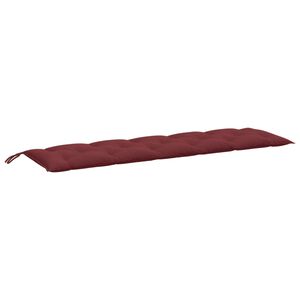 vidaXL Garden Bench Cushion Melange Wine Red 100% Polyester