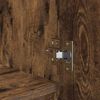 vidaXL Highboard Smoked Oak Engineered Wood Tall Storage Cabinet