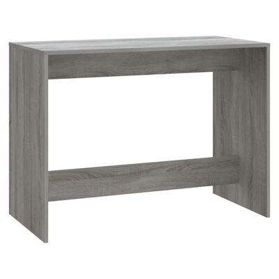 vidaXL 3 Piece Dining Set Gray Sonoma Engineered Wood