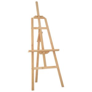 vidaXL Easel Stand 21.1x37.4x50.0" Solid Wood Pine