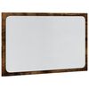 vidaXL Bathroom Mirror Sonoma oak Engineered wood, Glass