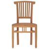 vidaXL Garden Dining Set Natural Teak Solid Teak Wood Medium Ergonomic