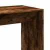 vidaXL Bar Table Smoked Oak Engineered Wood Tall Modern Bar Table