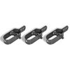 vidaXL Wire Tensioner for Chain-Link Fence 3 pcs 3.9" Gray