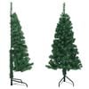 vidaXL Artificial Christmas Tree Green PVC, Steel Medium