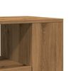 vidaXL TV Cabinet Artisan Oak Engineered Wood Rollable TV Cabinet